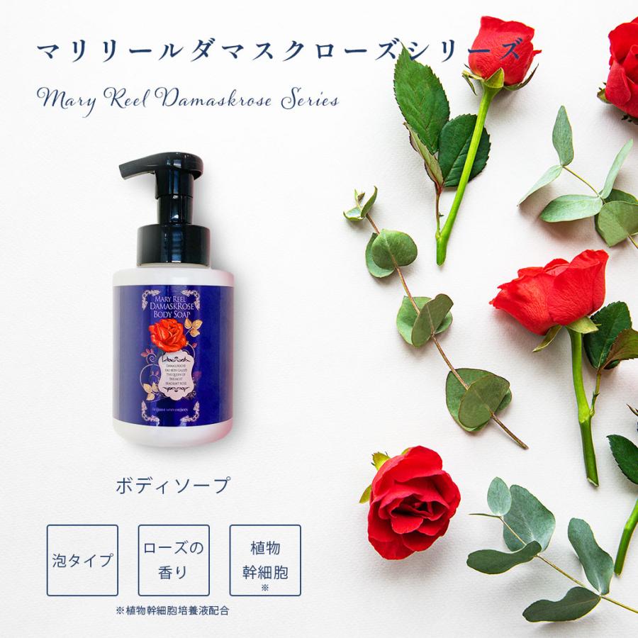 MaryReel ボディソープ ダマスクローズシリーズ 泡ソープ アミノ酸