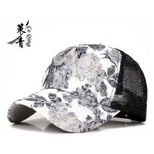 帽子 キャップ レース フラワー 花 モノトーン ツートンカラー イエロー パープル 花柄 | 