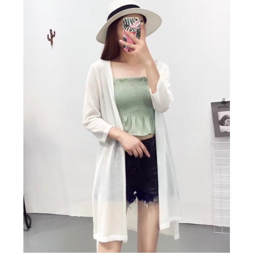 カーディガン レディース ガウン 夏 薄手 トップス 七分袖 羽織 レディースカーディガン 春 送料無料 得トクセール オープン記念 |  | 01