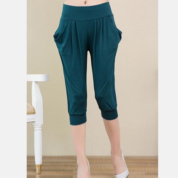 サルエル 七分丈 パンツ レディース ウエストゴム カジュアル リラックス ボトムス ヨガ ルームウエア ジョギング 春 夏 送料無料 得トクセール オープン記念 |  | 12