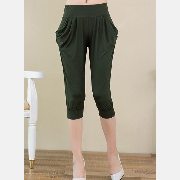 サルエル 七分丈 パンツ レディース ウエストゴム カジュアル リラックス ボトムス ヨガ ルームウエア ジョギング 春 夏 送料無料 得トクセール オープン記念 |  | 13