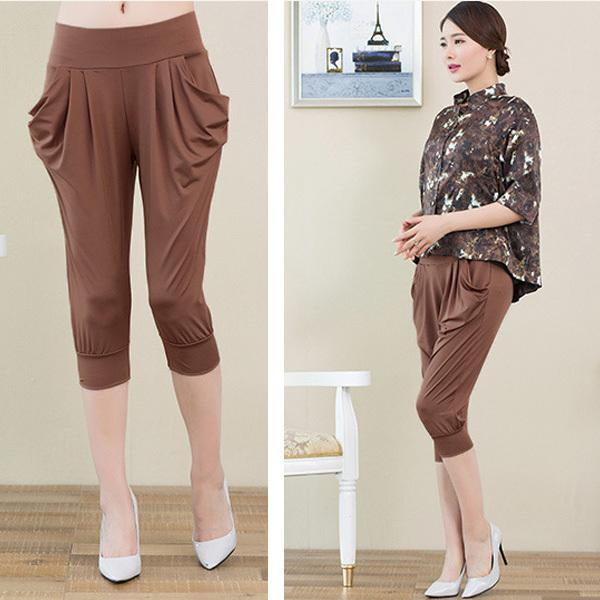 サルエル 七分丈 パンツ レディース ウエストゴム カジュアル リラックス ボトムス ヨガ ルームウエア ジョギング 春 夏 送料無料 得トクセール オープン記念 |  | 03