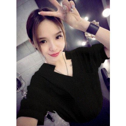 シャツ レディースシャツ Ｖネック バックシャン ブラウス 夏 チラ見せ 無地 背中見せ レディース レッド 送料無料 得トクセール オープン記念 |  | 05