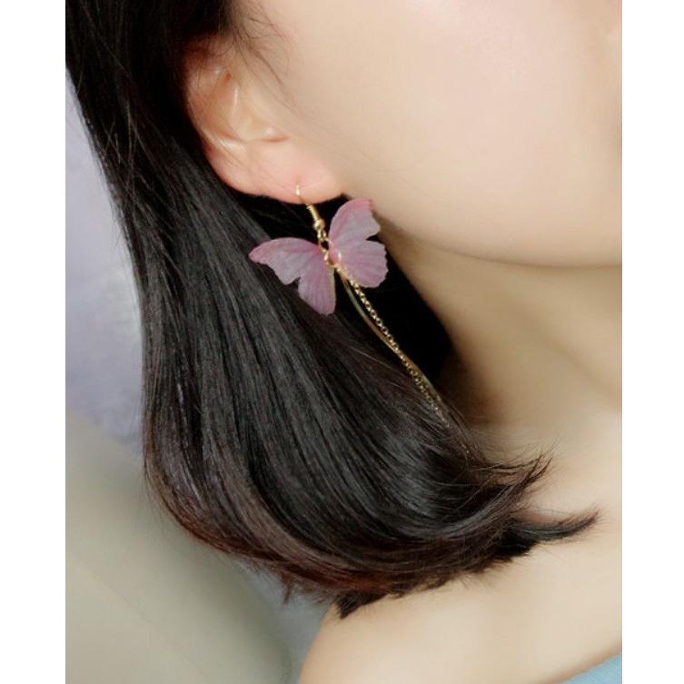 ピアス レディース ポイント消化 フックピアス 揺れピアス バタフライ　チェーン　揺れ　蝶 選べる 得トクセール 送料無料 オープン記念 |  | 04