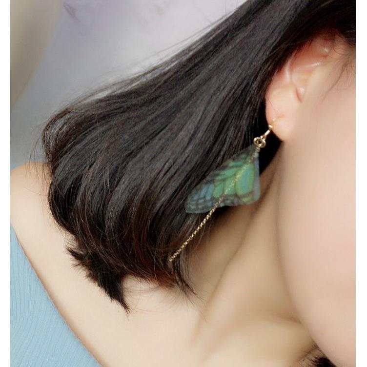 ピアス レディース ポイント消化 フックピアス 揺れピアス バタフライ　チェーン　揺れ　蝶 選べる 得トクセール 送料無料 オープン記念 |  | 05