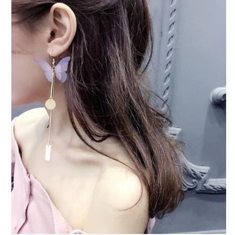 ピアス レディース ポイント消化 フックピアス 揺れピアス バタフライ　チェーン　揺れ　蝶 選べる 得トクセール 送料無料 オープン記念 |  | 06