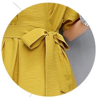 ワンピース レディース 半袖 ミニワンピ 春 夏 ビタミンカラー リボン シンプル かわいい 大人 Ｍ Ｌ 得トク2WEEKS 得トクセール 送料無料 オープン記念 |  | 03