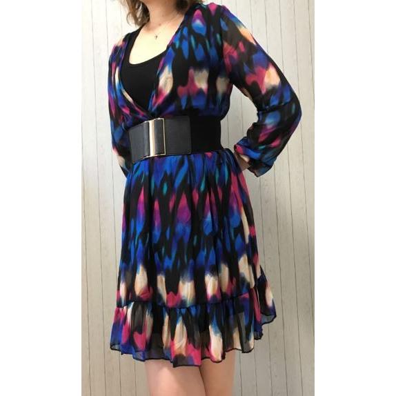 ベルト ゴム ゴムベルト ワンタッチバックル ワイド レディース |  | 02