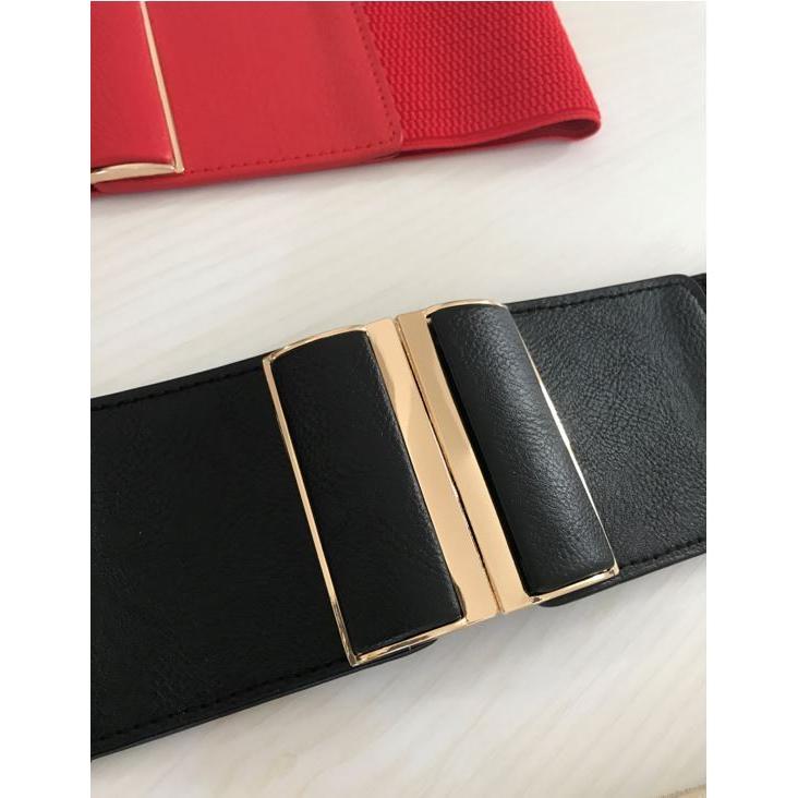 ベルト ゴム ゴムベルト ワンタッチバックル ワイド レディース |  | 04