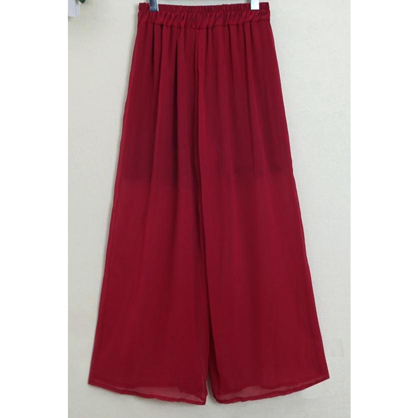 シフォンパンツ ウエストゴム ガウチョパンツ スカーチョ ダンス レディース 衣装 春 夏 ワイドパンツ シースルー 透け 送料無料 得トクセール オープン記念 |  | 10