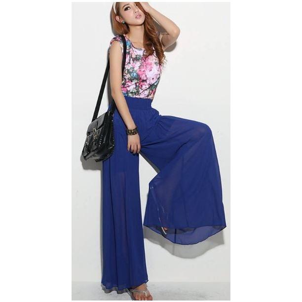 シフォンパンツ ウエストゴム ガウチョパンツ スカーチョ ダンス レディース 衣装 春 夏 ワイドパンツ シースルー 透け 送料無料 得トクセール オープン記念 |  | 04