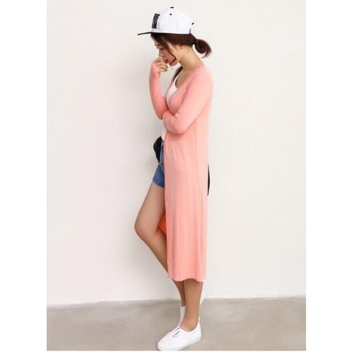 カーディガン レディース  長袖 ロングカーデ ロング丈 冷房対策 UV対策 ラッシュガード 薄手 無地 シンプル 春 夏 送料無料 得トクセール オープン記念　 |  | 01