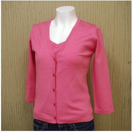 カーディガン 七分袖 インナーセット Ｖネック ニット レディース | 