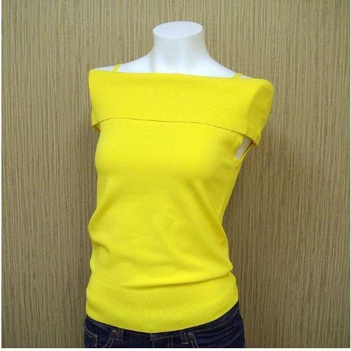 ニットソー トップス カットソー レディース オフショル ノースリーブ ストレッチ 無地 送料無料 得トクセール オープン記念 |  | 01