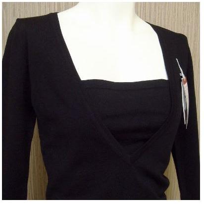 カットソー ニットソー レディース イング 重ね着風 トップス プルオーバー レイヤード風 Vネック 七分袖　INGNI オフィス 得トクセール 送料無料 オープン記念 | INGNI | 04