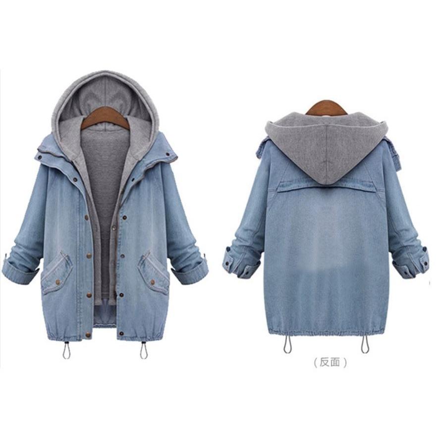 デニムジャケット アウター コート ジャケット フードベスト セット デニムコート レディース カジュアル 重ね着 レイヤード 得トクセール 送料無料 |  | 01