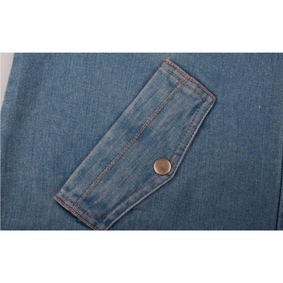 デニムジャケット アウター コート ジャケット フードベスト セット デニムコート レディース カジュアル 重ね着 レイヤード 得トクセール 送料無料 |  | 05