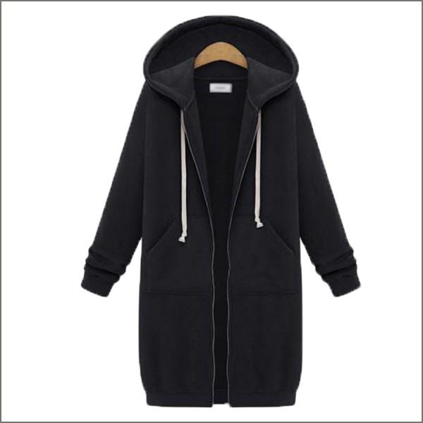 パーカー レディース ロングパーカー アウター 秋 冬 あったか 裏起毛 ゆったり 体型カバー M L XL 2XL 得トクセール 送料無料 オープン記念 |  | 02