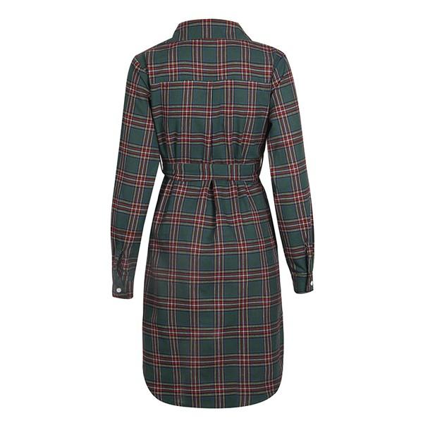 シャツ レディース チェックシャツ ロングシャツ シャツワンピ チュニック ワンピース 羽織 ロング丈 チェック柄 リボン 送料無料 得トクセール オープン記念 |  | 06