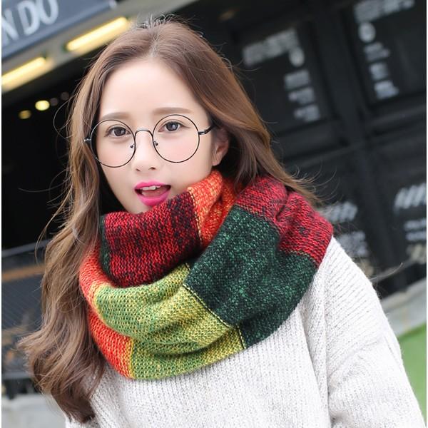 スヌード マフラー あったか ミックスカラー レディース ニット マルチカラー おしゃれ 秋 冬 防寒対策 寒さ対策 送料無料 得トクセール オープン記念 |  | 14