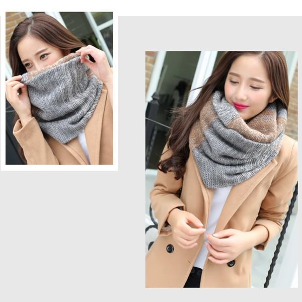 スヌード マフラー あったか ミックスカラー レディース ニット マルチカラー おしゃれ 秋 冬 防寒対策 寒さ対策 送料無料 得トクセール オープン記念 |  | 07