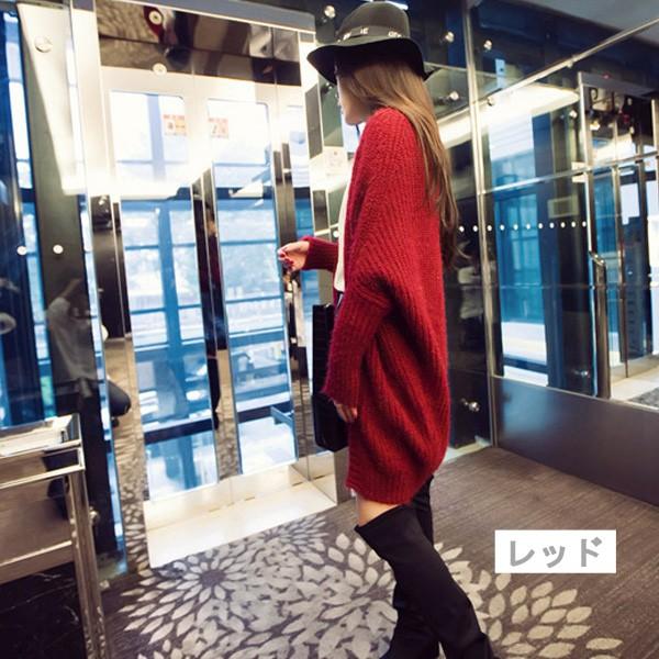 カーディガン ニットカーデ アウター 羽織 秋冬 ラメカーデ レディース ドルマン ベージュ レッド 体型カバー ニット ラメ 得トクセール 送料無料 オープン記念 |  | 06