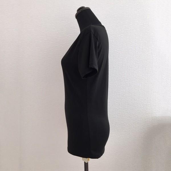 Tシャツ 選べる レディース 半袖 インナー シンプル Uネック 丸首 Vネック トップス ホワイト ブラック 白 黒 送料無料 得トクセール オープン記念 |  | 09