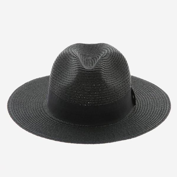 ハット  帽子 ブラック レディース かっこいい 紫外線対策  日焼け対策 黒 おしゃれ帽  送料無料 得トクセール オープン記念 |  | 04