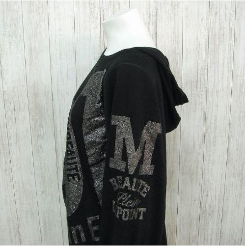 パーカー ニットソー ドルマン ラメ プリント ビッグサイズ プルオーバー レディース トップス 体型カバー ゆったり カジュアル 得トクセール オープン記念 |  | 02