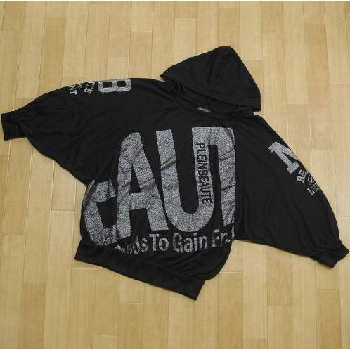 パーカー ニットソー ドルマン ラメ プリント ビッグサイズ プルオーバー レディース トップス 体型カバー ゆったり カジュアル 得トクセール オープン記念 |  | 04