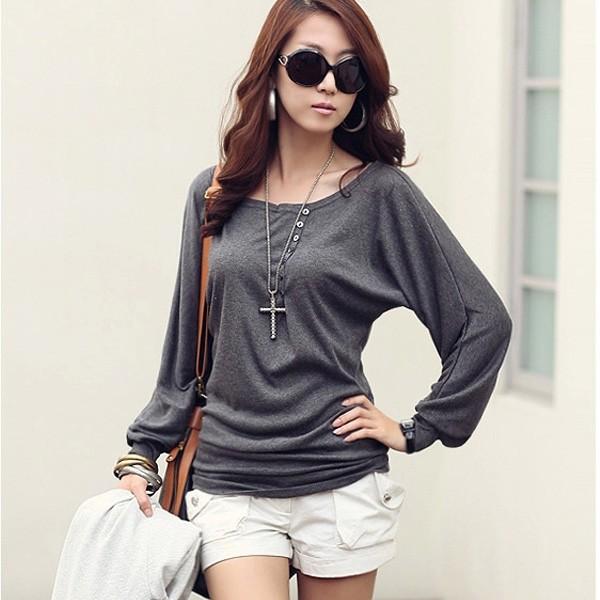 カットソー ニットソー レディース トップス ボタン付き シンプル レッド ブラック グレー オールシーズン 送料無料 得トクセール オープン記念 |  | 05