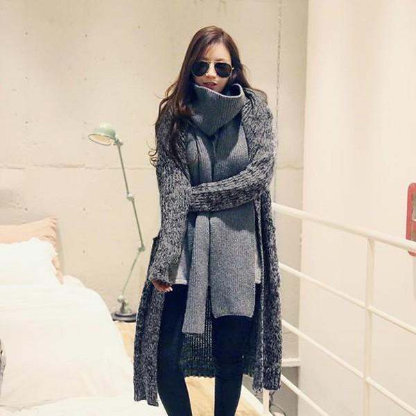 カーディガン レディース コーディガン アウター フードカーディガン ミックスニット 秋 冬 あったか かわいい 送料無料 得トクセール オープン記念 |  | 02