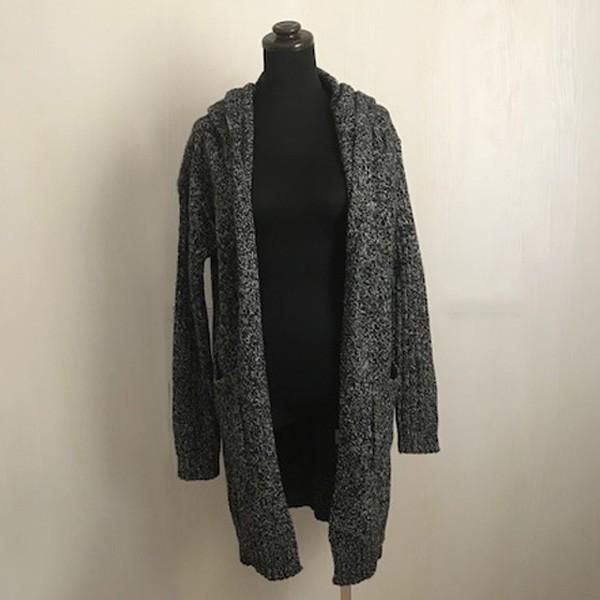 カーディガン レディース コーディガン アウター フードカーディガン ミックスニット 秋 冬 あったか かわいい 送料無料 得トクセール オープン記念 |  | 05