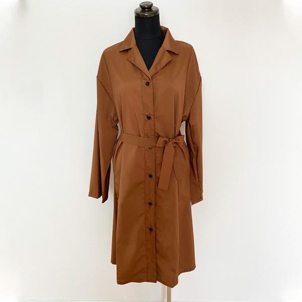 新品未使用 ブルーレーベル ロングワンピース ブラウン リボン シャツ 新品未使用 ブルーレーベル ロングワンピース ブラウン リボン