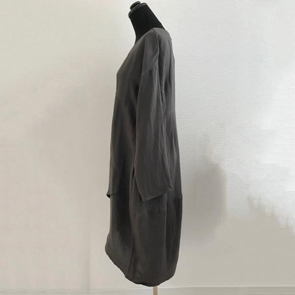 チュニック トップス レディース 体型カバー ゆったり リネン リラックス ブラック グレー グリーン 送料無料 オープン記念 得トクセール |  | 05