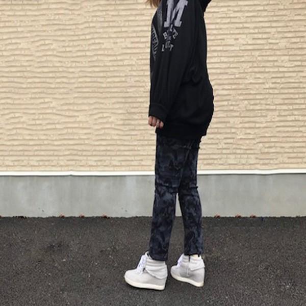 レギパン　裏シャギーパンツ レギンスパンツ パンツ あったか カモフラ 迷彩 裏起毛 防寒 ウエストゴム レディース 得トクセール 送料無料 オープン記念 |  | 03