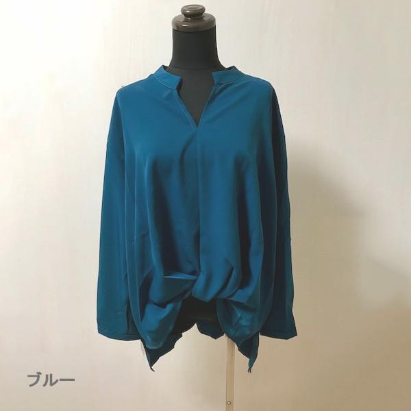 シャツ ブラウス レディース オフィス きれいめ 大きいサイズ ゆるテロ ゆったり 体型カバー フロントデザイン ホワイト 送料無料 ゆるかわ 大人 |  | 08