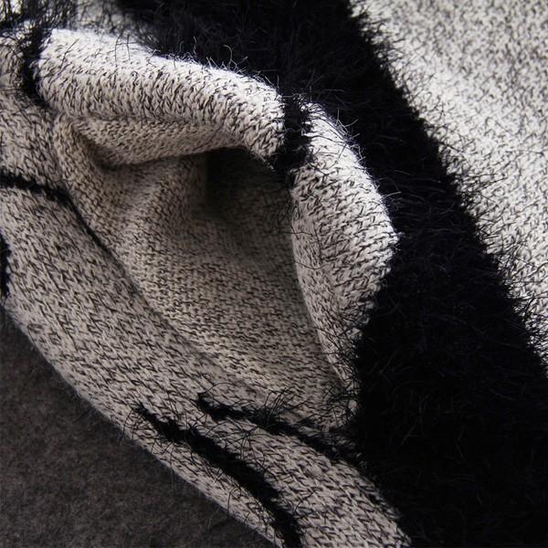 カーディガン ロングカーディガン レディース 柄 アウター ハイゲージ 体型カバー あったか 大人 おしゃれ グレー 送料無料 得トクセール オープン記念 |  | 05