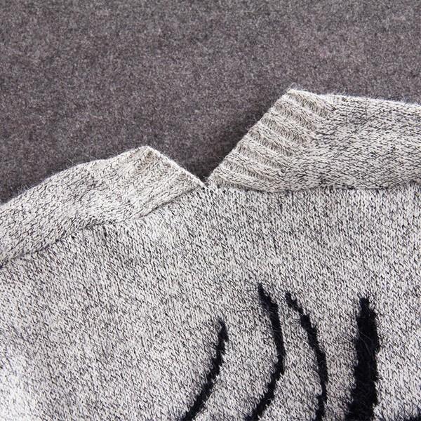 カーディガン ロングカーディガン レディース 柄 アウター ハイゲージ 体型カバー あったか 大人 おしゃれ グレー 送料無料 得トクセール オープン記念 |  | 08