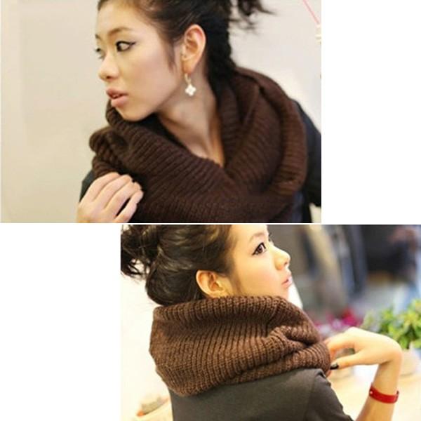 スヌード マフラー ニット あったか 防寒 リブ編み 秋 冬 レディース ホワイト グレー レッド ボルドー ブラウン ピンク アイボリー 送料無料 得トクセール |  | 07