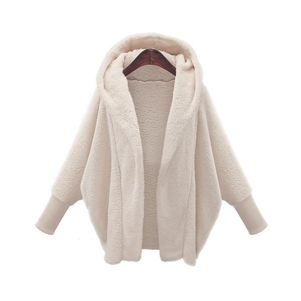 ファーコート アウター レディース ボアアウター ボアカーディガン あったか 秋冬 ドルマン 袖リブ ホワイト ブラック ブラウン 送料無料 得トクセール |  | 01
