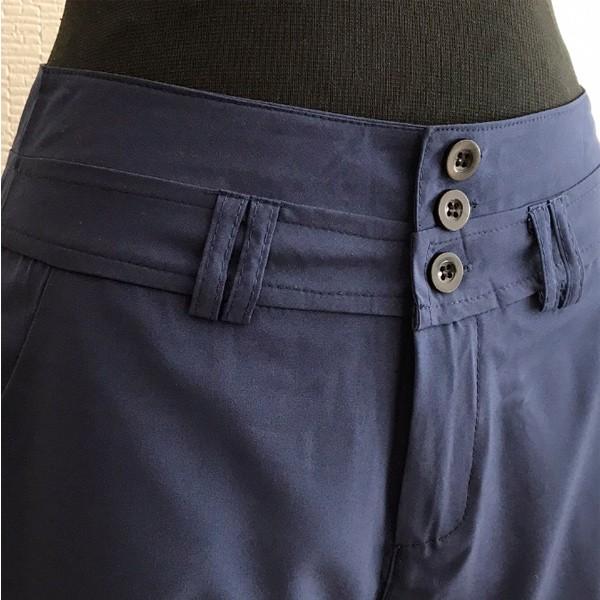 カジュアルパンツ レディース パンツ ボトムス レディースパンツ ボタン 薄手 カジュアル 送料無料 得トクセール ブラック ネイビー ライトブラウン |  | 04