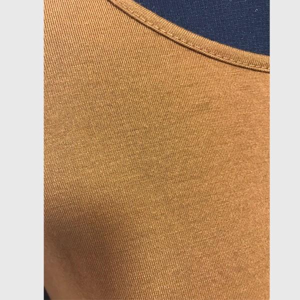 トップス レディース カットソー 長袖 ドルマン バイカラー ドルマンカットソー ブラウン 茶 体型カバー 送料無料 得トクセール オープン記念 |  | 06