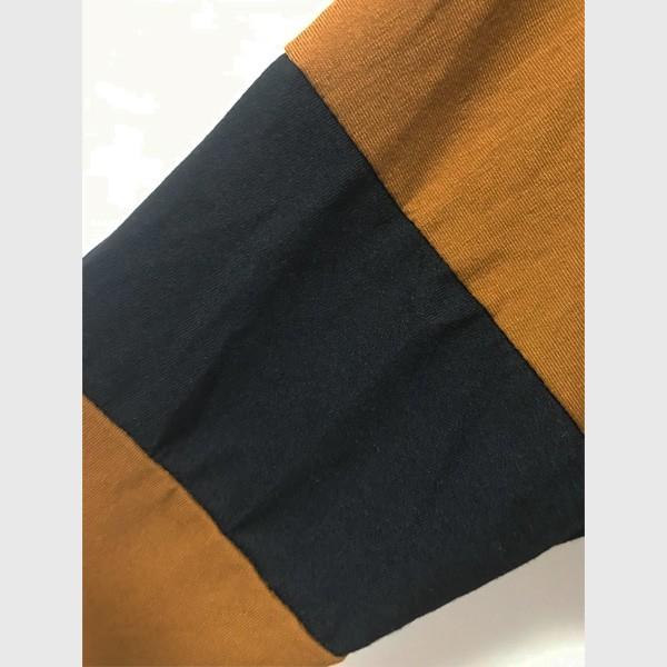 トップス レディース カットソー 長袖 ドルマン バイカラー ドルマンカットソー ブラウン 茶 体型カバー 送料無料 得トクセール オープン記念 |  | 08