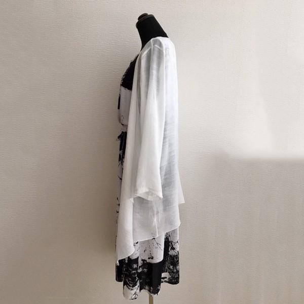 ワンピース ロングワンピース カーディガン セット レディース ノースリーブ 二点セット 柄 袖なし 長袖 ブラック ネイビー リゾート 送料無料 得トクセール |  | 15