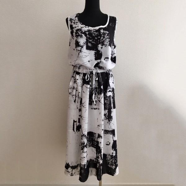 ワンピース ロングワンピース カーディガン セット レディース ノースリーブ 二点セット 柄 袖なし 長袖 ブラック ネイビー リゾート 送料無料 得トクセール |  | 08