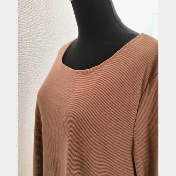 チュニック ワンピース レディース シフォン トップス リボン フリル 異素材 リブ編み ガーリー かわいい 重ね着風 送料無料 得トクセール オープン記念 |  | 13