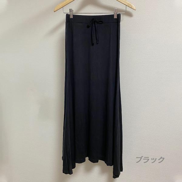 ロングスカート スカート マキシスカート カットソー素材 リラックス スリット ウエストゴム らくちん カジュアル ルームウエア 送料無料 得トクセール |  | 11