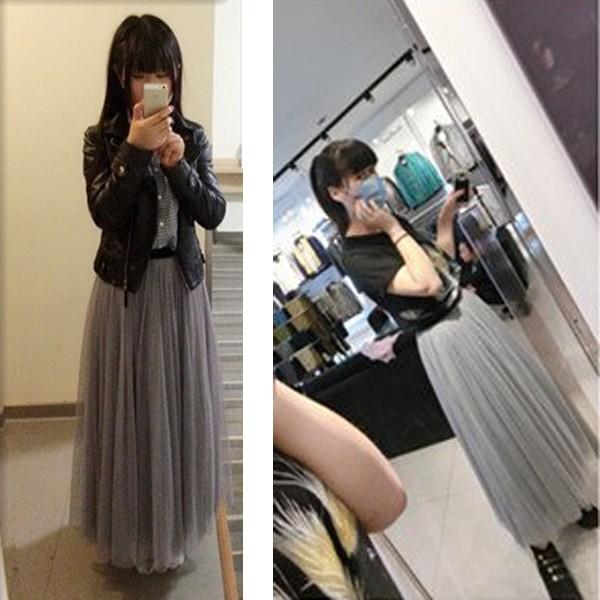 ロングスカート チュールスカート レディース スカート レース ウエストゴム かわいい ガーリー ふわふわ 送料無料 得トクセール オープン記念 |  | 04