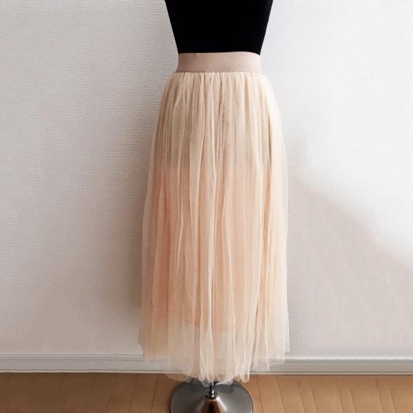 ロングスカート チュールスカート レディース スカート レース ウエストゴム かわいい ガーリー ふわふわ 送料無料 得トクセール オープン記念 |  | 08